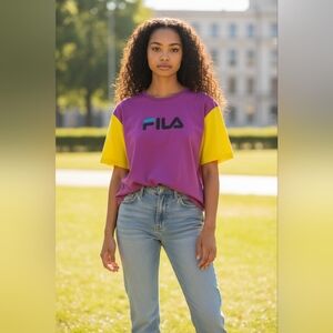 Fila Women's Anna Crop Tee Top